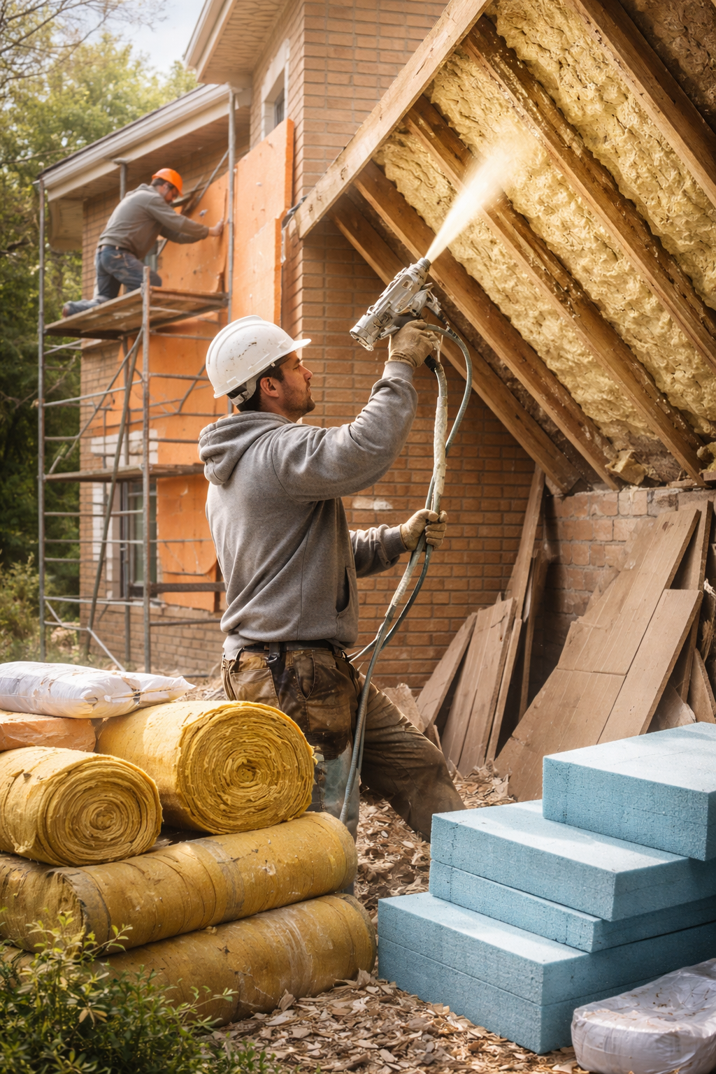 Утепление домов в Курчатове под ключ от 4279 руб/м2 | Профессионально — ТепломастерКрч