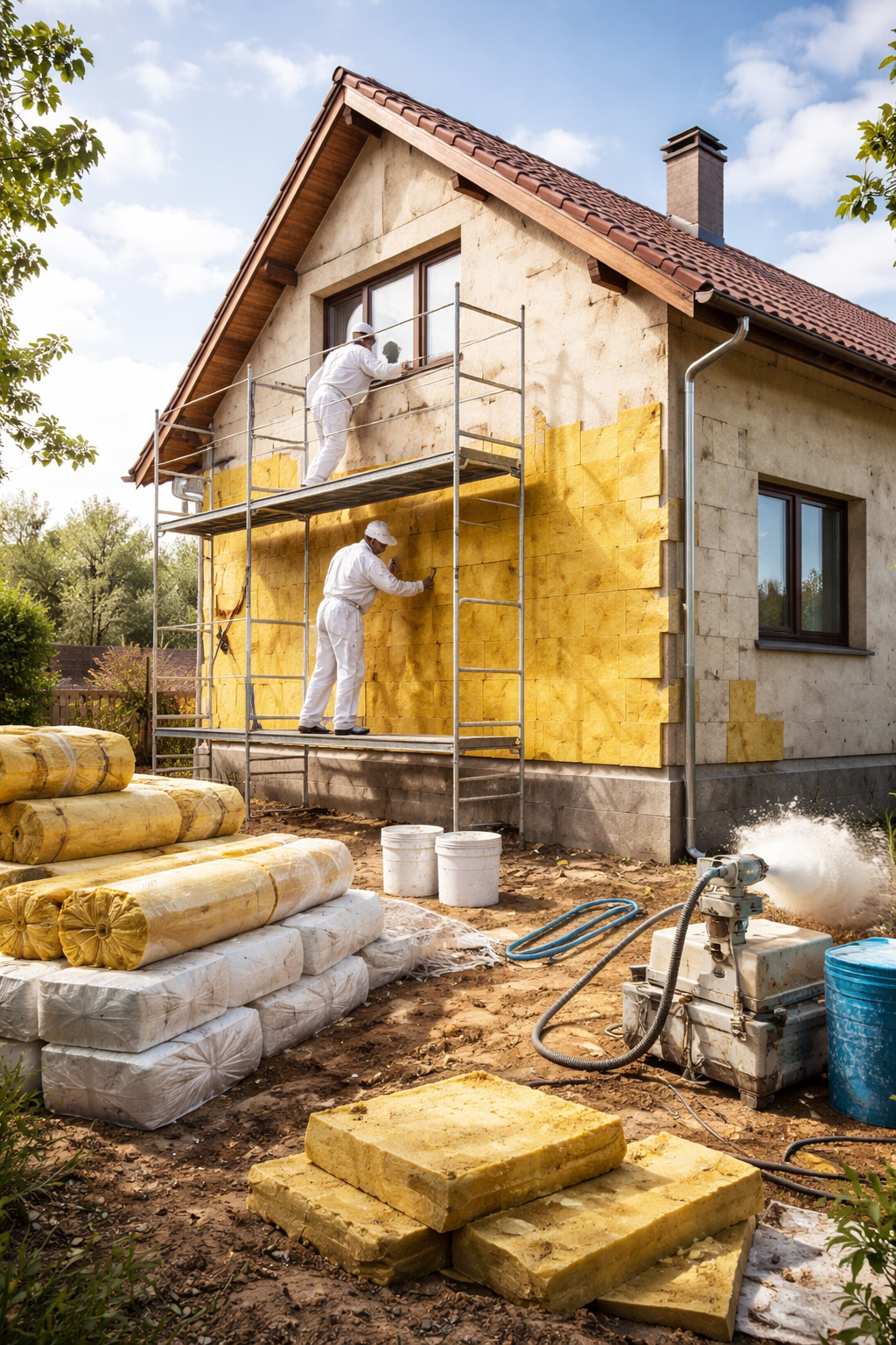 Профессиональное утепление домов в Курчатове — тепло, надежность, экономия