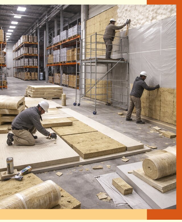 Утепление складского терминала в Курчатове от 7641 руб./м² под ключ | ТепломастерКрч