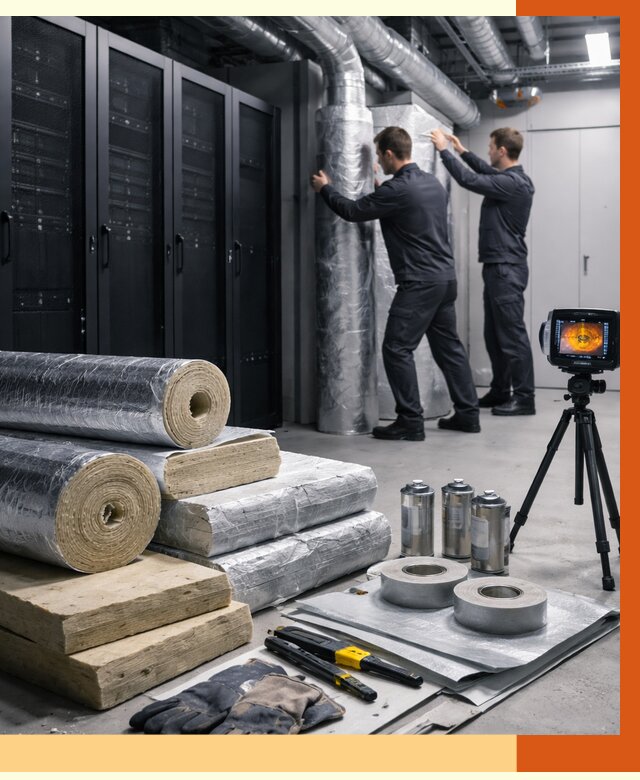 Утепление серверной в Курчатове от 8660 руб./м² — комплексно под ключ | ТепломастерКрч