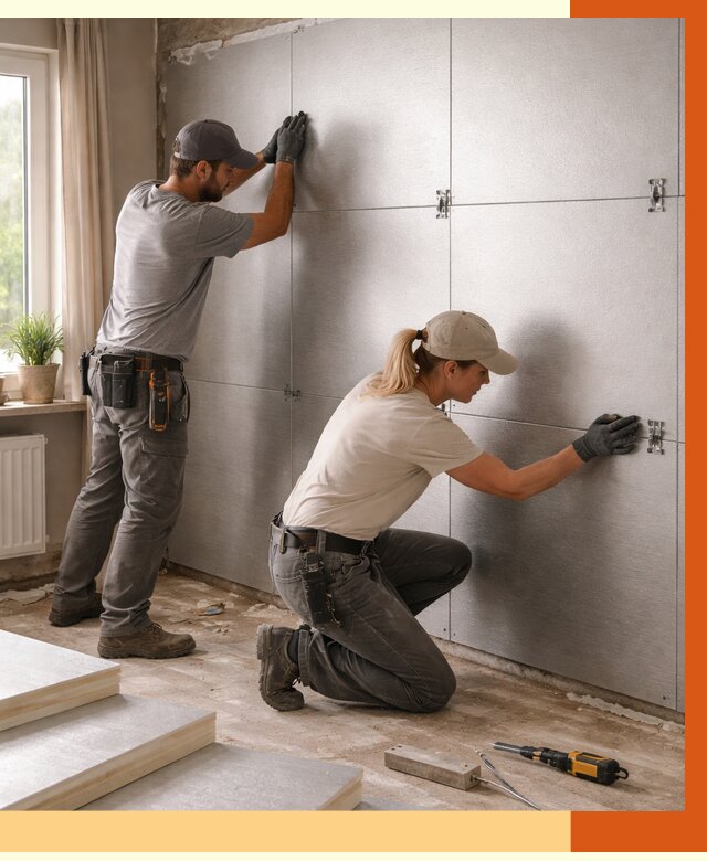 Утепление PIR панелями в Курчатове от 4279 руб. под ключ | ТепломастерКрч